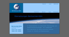 Desktop Screenshot of bartoschek.de