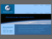 Tablet Screenshot of bartoschek.de